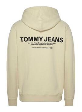 Sweatshirt Tommy Jeans Graphic Hoodie Beige