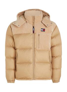 Jacke Tommy Jeans Alaska Cordstoff Camel Herren