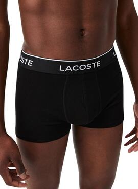 Pack 3 Boxer Lacoste Casual Schwarz Herren