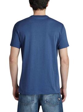 T-Shirt G-Star Glühbirne Blau für Herren