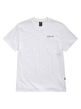 T-Shirt G-Star Multi Graphic Weiss für Herren