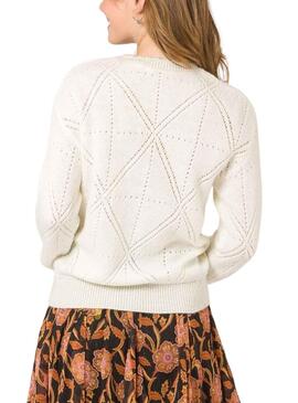 Pullover Naf Naf Entwürfe Beige für Damen