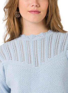 Pullover Naf Naf Entwürfe Blau für Damen