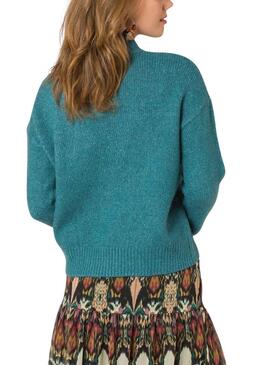 Pullover Naf Naf Seladon Grün für Damen