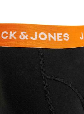 Unterhose Jack & Jones Gab Pack 3 Schwarz