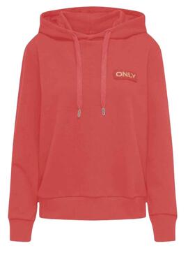 Sweatshirt Only Nora Coral für Damen