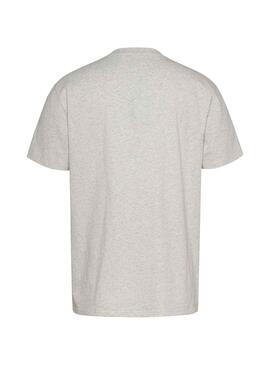T-Shirt Tommy Jeans Uni Grau für Herren