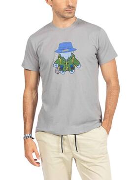 T-Shirt El Pulpo Explorer Anthrazit für Herren