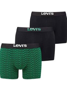 Unterhose Levis Logo Box Grün für Herren