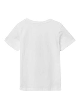 T-Shirt Name It Tavik Weiss für Junge