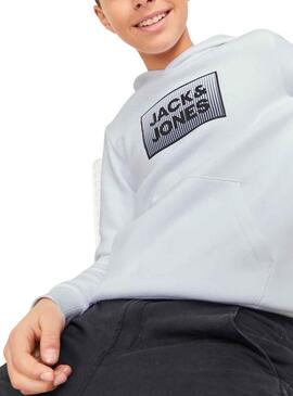 Sweatshirt Jack & Jones Stahl Weiss für Junge