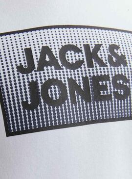 Sweatshirt Jack & Jones Stahl Weiss für Junge