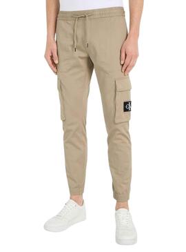 Hose Calvin Klein Cargo Beige für Herren