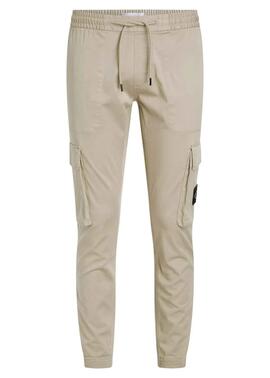 Hose Calvin Klein Cargo Beige für Herren