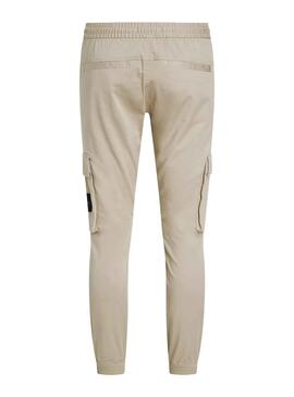 Hose Calvin Klein Cargo Beige für Herren