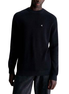 Pullover Calvin Klein Jeans Basic Schwarz für Herren
