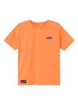 T-Shirt Name It Talg Orange für Junge