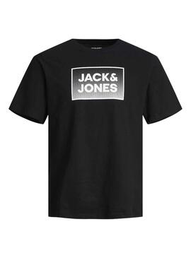 T-Shirt Jack & Jones Stahl Schwarz für Junge