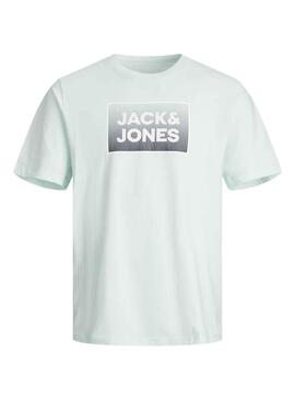 T-Shirt Jack & Jones Stahl Turquoise für Junge