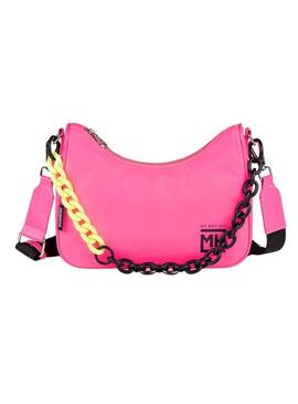 Handtasche Munich Rosa Fuchsia Baguette für Damen