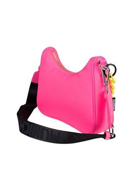 Handtasche Munich Rosa Fuchsia Baguette für Damen