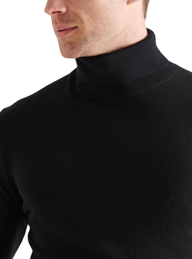 Pullover Superdry Merino Schwarz für Herren