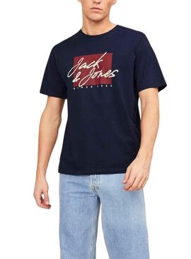 T-Shirt Jack & Jones Zuri Marineblau Herren