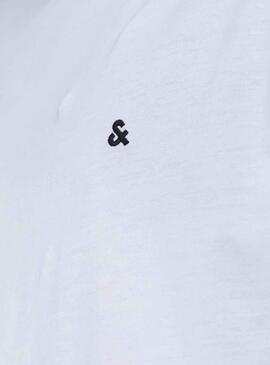 T-Shirt Jack & Jones Paulos Weiss für Herren