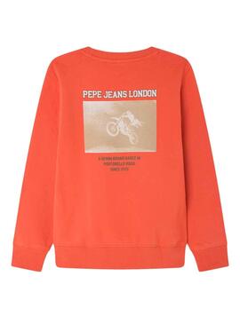 Sweatshirt Pepe Jeans Ben Orange für Junge