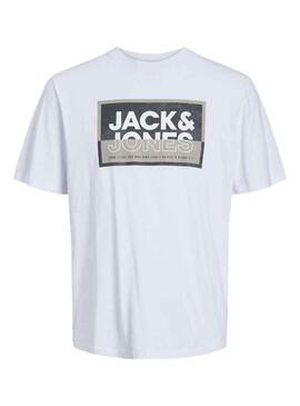 T-Shirt Jack & Jones Logan Weiss für Junge
