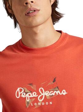 T-Shirt Pepe Jeans Anzahl Orange für Herren