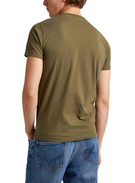 T-Shirt Pepe Jeans Anzahl Grün für Herren