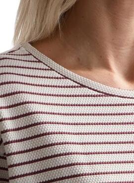 Pullover Only Bubble Rot für Damen