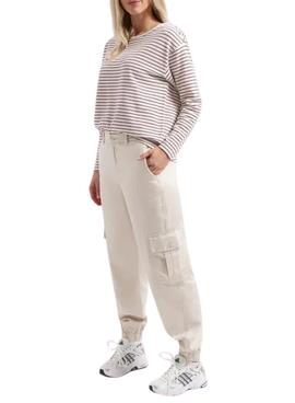 Pullover Only Bubble Rot für Damen