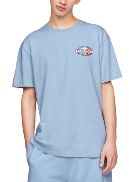 T-Shirt Tommy Jeans Reg Boardsports Blau Herren
