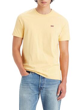 T-Shirt Levi's Original Housemark Gelb Herren
