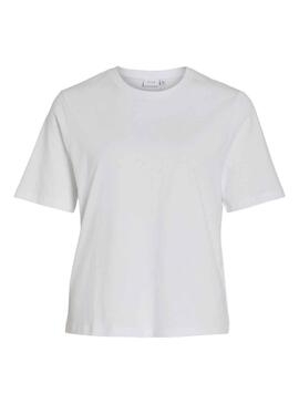 T-Shirt Vila Vidarlene Weiss für Damen