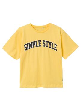 T-Shirt Name It Dakan Gelb für Junge