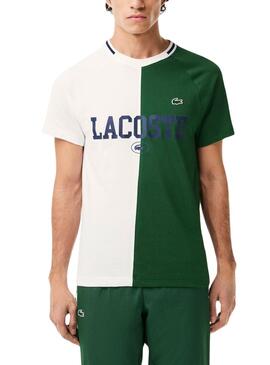 T-Shirt Lacoste Tenis Grün für Herren
