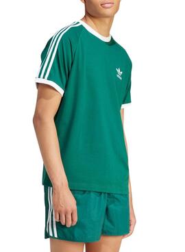 T-Shirt Adidas 3-Streifen Grün für Herren