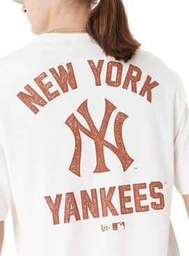 T-Shirt New Era New York Yankees MLB Weiß Herren