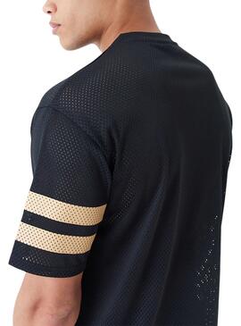 T-Shirt New Era Mesh Oversized Schwarz Herren