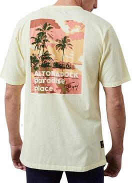 T-Shirt Altonadock Paradise Gelb für Herren