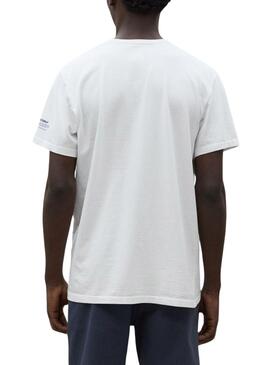 T-Shirt Ecoalf Melti Weiß für Herren