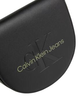 Umhängetasche Calvin Klein Saddle Schwarz für Frauen