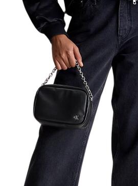 Tasche Calvin Klein Chain Schwarz für Damen