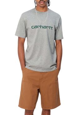 T-shirt Carhartt Logo Grau für Herren