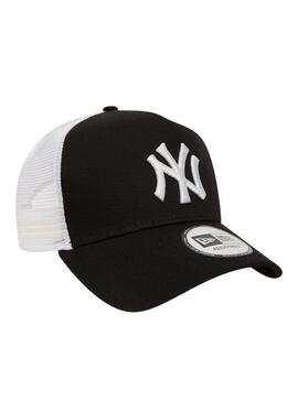 Kappe New Era New York Yankees Clean Trucker Weiß