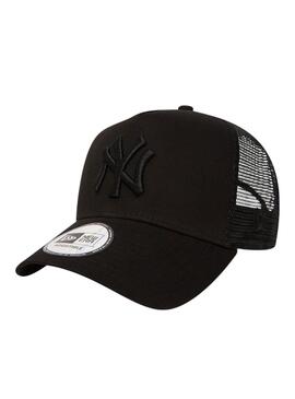 Kappe New Era New York Yankees Clean Schwarz Trucker