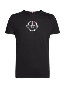 T-Shirt Tommy Hilfiger Global Schwarz für Herren
